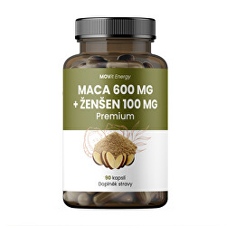 Maca 600 mg + Ženšen 100 mg, 90 kapslí