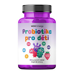 Probiotika pro děti s vitamíny 60 cucavých tablet