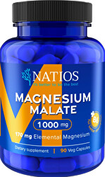 Magnesium Malate 1000 mg + B6 90 veganských kapslí