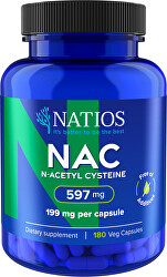 N-Acetyl Cysteine, NAC 199 mg 180 veganských kapslí