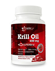 Krill oil 600 mg Superba2 60 kapslí