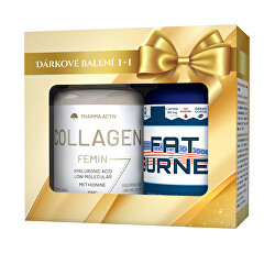 Collagen Femin 90 tobolek + Fat Burner 90 kapslí
