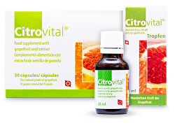 Citrovital 30 kapsúl + Citrovital kvapky 25 ml
