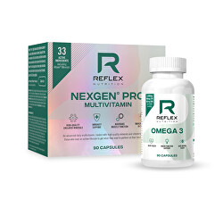 REF Nexgen® PRO 90 kapslí NEW + Omega 3 Refkex Nutrition 90 kapslí