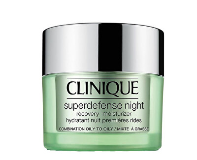Noční hydratační krém pro smíšenou až mastnou pleť Superdefense (Night Recovery Moisturizer Combination To Oily Skin) 50 ml