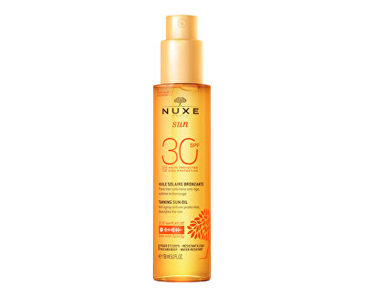 Bronzující olej na opalování na obličej a tělo SPF 30 Sun (Tanning Oil For Face And Body) 150 ml