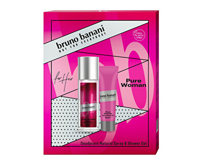 Pure Woman - deodorant s rozprašovačem 75 ml + sprchový gel 50 ml