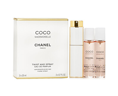 Coco Mademoiselle - EDP 20 ml (plnitelný flakon) + EDP náplň 2 x 20 ml