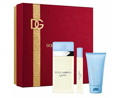 Light Blue - EDT 100 ml + tělový krém 50 ml + EDT 10 ml