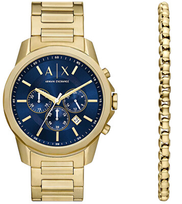 Armani Exchange - Dárkový set Banks Chronograph + náramek AX7151SET