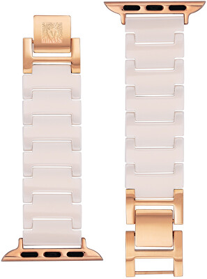 Anne Klein - Keramický tah pro Apple Watch 38/40/41 mm - Pink WK/1011RGBH