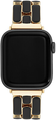 Anne Klein - Ocelový tah pro Apple Watch 38/40/41 mm - Gold/Black WK/1048GPBK38
