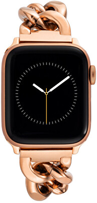 Anne Klein - Ocelový tah pro Apple Watch 42/44/45/49 mm - Rosegold WK/1017RGRG
