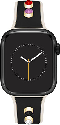 Anne Klein - Silikonový řemínek pro Apple Watch 38/40/41 mm WK/1082BKCH38