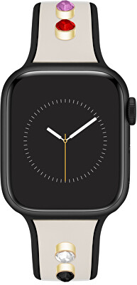 Anne Klein - Silikonový řemínek pro Apple Watch 38/40/41 mm WK/1082IVCH38