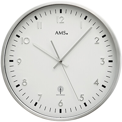 AMS Design - Rádiem řízené nástěnné hodiny 5914