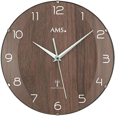AMS Design - Nástěnné hodiny rádiově řízené 5558