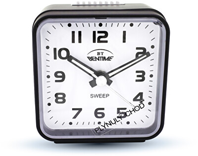 Bentime - Budík s plynulým chodem NB48-BB06701BK-O
