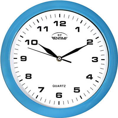 Bentime - Nástěnné hodiny H01-SW8047BL