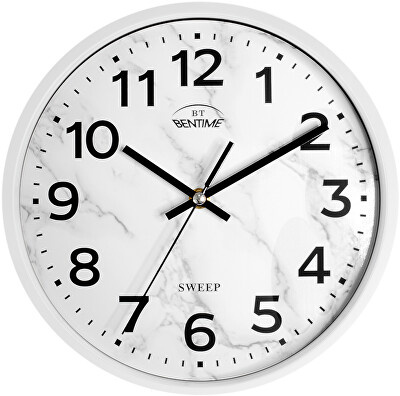 Bentime - Nástěnné hodiny H39-SW8011W1