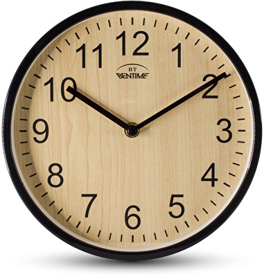 Bentime - Nástěnné hodiny H46-SW8013BB