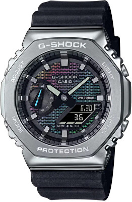 Casio - G-Shock Classic Rainbow Brick Wall Series GM-2100RW-1AER (619)
