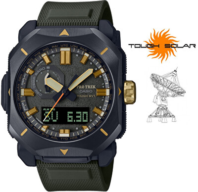 Casio - PROTREK Tough Solar Radio Controlled PRW-6900Y-3ER (665)