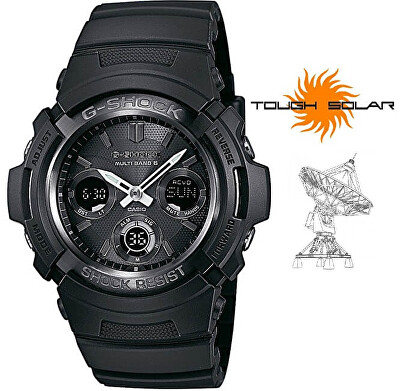 Casio - The G/G-SHOCK Solar AWG-M100B-1A