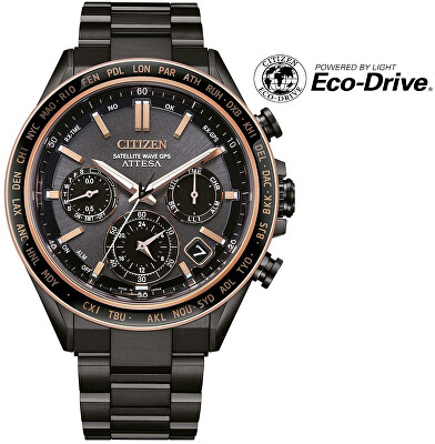 Citizen - Attesa Satellite Wave GPS Eco-Drive CC4074-61W - Made in Japan