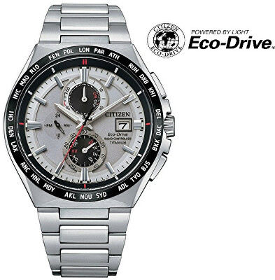 Citizen - Super Titanium Radio Controlled Eco-Drive AT8234-85A