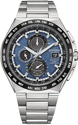 Citizen - Super Titanium Radio Controlled Eco-Drive AT8238-84L