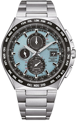 Citizen - Super Titanium Radio Controlled Eco-Drive AT8238-84M