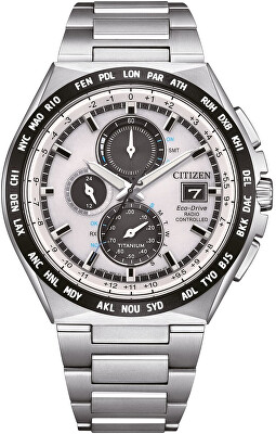 Citizen - Super Titanium Radio Controlled Eco-Drive AT8238-84A