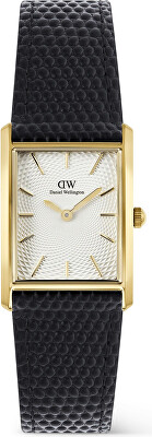 Daniel Wellington - Bound 24x35 Black Lizard Guilloché Gold DW00100899