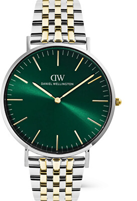 Daniel Wellington - Classic 40 7-Link Emerald Two Tone G S DW00101009