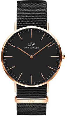 Daniel Wellington - Classic 40 Cornwall RG Black DW00100148
