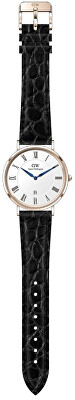 Daniel Wellington - Classic 40 Roman Numerals Black Croc Belly RG DW00100916