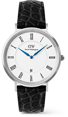 Daniel Wellington - Classic 40 Roman Numerals Black Croc Belly S DW00100914