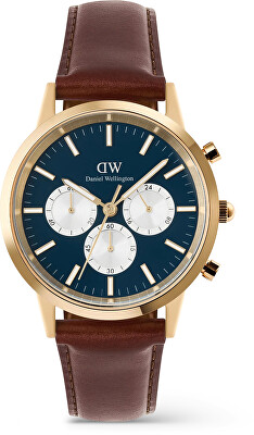 Daniel Wellington - Iconic 42 Chronograph St Mawes Arctic Panda Gold DW00100875