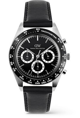 Daniel Wellington - Iconic Tachymeter 42 Sheffield Black Black S DW00100950