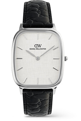 Daniel Wellington - Marlon 32x36.30 Black Croc Belly Linen Off-White DW00100953