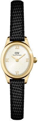 Daniel Wellington - Ophelia Mini 22x25,5 Black Lizard White Guilloché G DW00100890