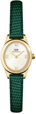 Daniel Wellington - Ophelia Mini 22x25,5 Green Lizard White Guilloché G DW00100892