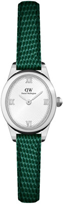 Daniel Wellington - Ophelia Mini 22x25,5 Green Lizard White Guilloché S DW00100889