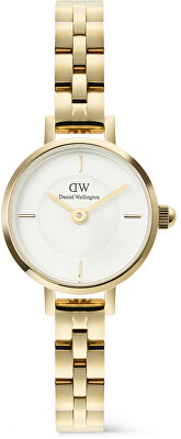 Daniel Wellington - Petite Mini 19 Arch 3-Link White Gold DW00100855