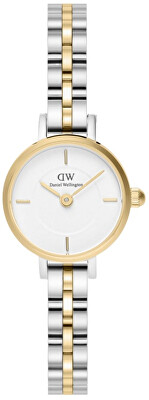 Daniel Wellington - Petite Mini 19 Arch 3-Link White Two Tone G S DW00100923