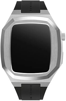 Daniel Wellington - Switch 44 Silver - Pouzdro s řemínkem pro Apple Watch 44 mm DW01200006
