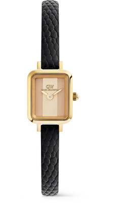 Daniel Wellington - Quadro Mini 15.4x18.2 Black Lizard Conwy G DW00100957