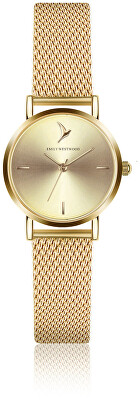 Emily Westwood - Gold Stainless Steel mesh Watch EGB-3414