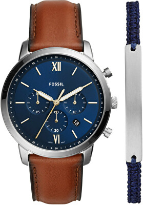 Fossil - Dárkový set Neutra + náramek FS5708SET